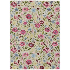 Machine Washable Indoor/Outdoor Chantille ACN2438 Ivory 9' x 12' Rug