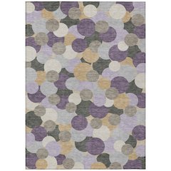 Machine Washable Indoor/Outdoor Chantille ACN2450 Purple 9' x 12' Rug