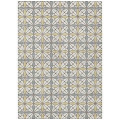 Machine Washable Indoor/Outdoor Chantille ACN2469 Ivory 9' x 12' Rug