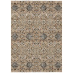 Machine Washable Indoor/Outdoor Chantille ACN2478 Orange 9' x 12' Rug