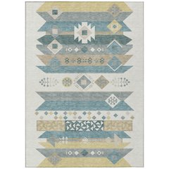 Machine Washable Indoor/Outdoor Chantille ACN2499 Ivory 9' x 12' Rug