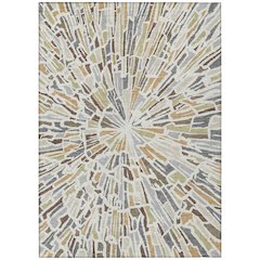 Machine Washable Indoor/Outdoor Chantille ACN2514 Ivory 9' x 12' Rug
