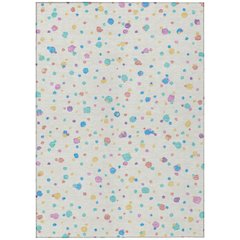 Machine Washable Indoor/Outdoor Chantille ACN2518 Ivory 9' x 12' Rug