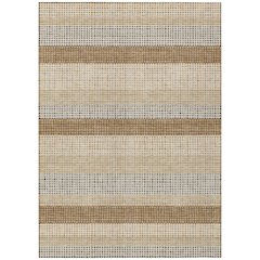 Machine Washable Indoor/Outdoor Chantille ACN2530 Gold 9' x 12' Rug