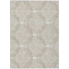 Machine Washable Indoor/Outdoor Chantille ACN2534 Ivory 9' x 12' Rug