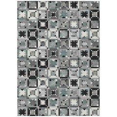Machine Washable Indoor/Outdoor Chantille ACN2553 Gray 9' x 12' Rug