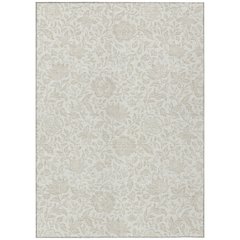 Machine Washable Indoor/Outdoor Chantille ACN2572 Ivory 9' x 12' Rug