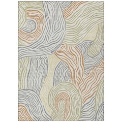 Machine Washable Indoor/Outdoor Chantille ACN2603 Ivory 9' x 12' Rug