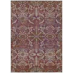 Machine Washable Indoor/Outdoor Chantille ACN2617 Purple 9' x 12' Rug