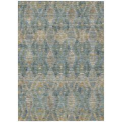 Machine Washable Indoor/Outdoor Chantille ACN2640 Green 9' x 12' Rug
