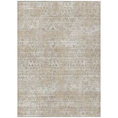 Machine Washable Indoor/Outdoor Chantille ACN2645 Ivory 9' x 12' Rug