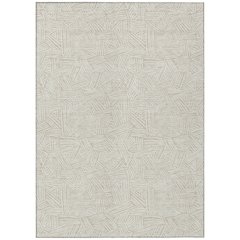 Machine Washable Indoor/Outdoor Chantille ACN2648 Brown 9' x 12' Rug