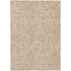 Machine Washable Indoor/Outdoor Chantille ACN2648 Orange 9' x 12' Rug