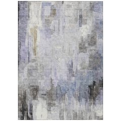 Machine Washable Indoor/Outdoor Chantille ACN2668 Purple 9' x 12' Rug