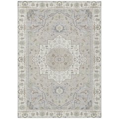 Machine Washable Indoor/Outdoor Chantille ACN2674 Ivory 9' x 12' Rug