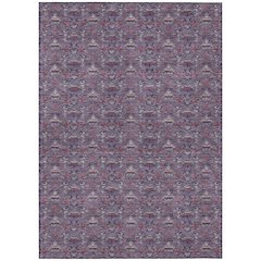 Machine Washable Indoor/Outdoor Chantille ACN2682 Purple 9' x 12' Rug