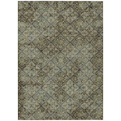 Machine Washable Indoor/Outdoor Chantille ACN2692 Green 9' x 12' Rug