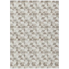 Machine Washable Indoor/Outdoor Chantille ACN2694 Ivory 9' x 12' Rug