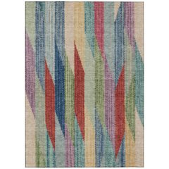 Machine Washable Indoor/Outdoor Chantille ACN2720 Blue 10' x 14' Rug