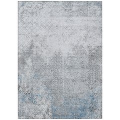 Machine Washable Indoor/Outdoor Chantille ACN2743 Blue 10' x 14' Rug