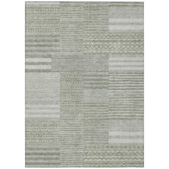 Machine Washable Indoor/Outdoor Chantille ACN2749 Green 10' x 14' Rug