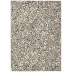 Machine Washable Indoor/Outdoor Chantille ACN2753 Brown 10' x 14' Rug