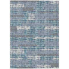 Machine Washable Indoor/Outdoor Chantille ACN2763 Blue 10' x 14' Rug