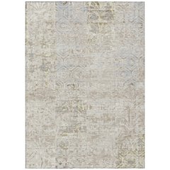 Machine Washable Indoor/Outdoor Chantille ACN2785 Ivory 10' x 14' Rug