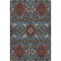 Premium Machine Washable Mayfield AMF1002 Denim 9' x 12' Rug
