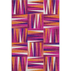 Premium Machine Washable Mayfield AMF1012 Garnet 9' x 12' Rug