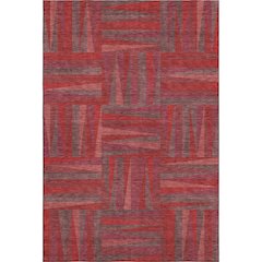 Premium Machine Washable Mayfield AMF1012 Red 9' x 12' Rug