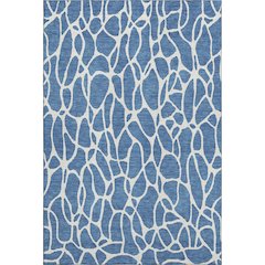 Premium Machine Washable Mayfield AMF1024 Blue 9' x 12' Rug