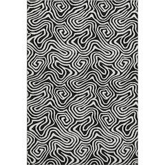Premium Machine Washable Mayfield AMF1030 Black 9' x 12' Rug