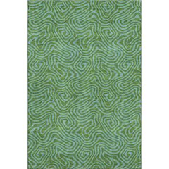 Premium Machine Washable Mayfield AMF1031 Green 9' x 12' Rug