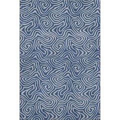 Premium Machine Washable Mayfield AMF1031 Navy 9' x 12' Rug