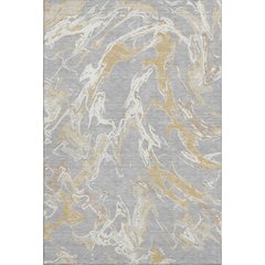 Premium Machine Washable Mayfield AMF1035 Gray 9' x 12' Rug