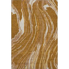 Premium Machine Washable Mayfield AMF1037 Paprika 9' x 12' Rug