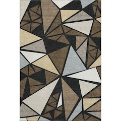 Premium Machine Washable Mayfield AMF1039 Brown 9' x 12' Rug