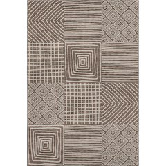 Premium Machine Washable Mayfield AMF1044 Brown 9' x 12' Rug