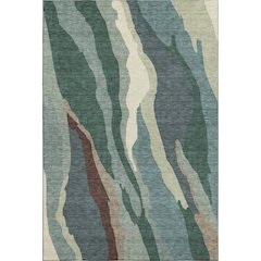 Premium Machine Washable Mayfield AMF1047 Sage 9' x 12' Rug