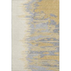 Premium Machine Washable Mayfield AMF1050 Gold 9' x 12' Rug
