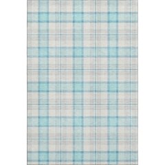 Premium Machine Washable Mayfield AMF1052 Aqua 9' x 12' Rug