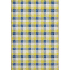 Premium Machine Washable Mayfield AMF1053 Yellow 9' x 12' Rug