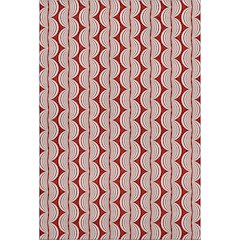 Premium Machine Washable Mayfield AMF1055 Red 9' x 12' Rug
