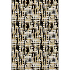 Premium Machine Washable Mayfield AMF1060 Black 9' x 12' Rug