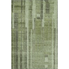Premium Machine Washable Mayfield AMF1063 Green 9' x 12' Rug