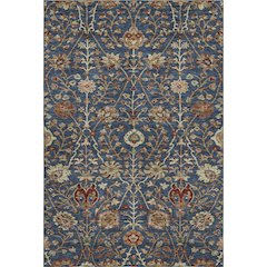 Premium Machine Washable Mayfield AMF1085 Navy 9' x 12' Rug
