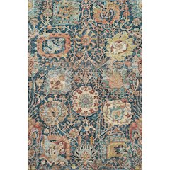 Premium Machine Washable Mayfield AMF1101 Navy 9' x 12' Rug