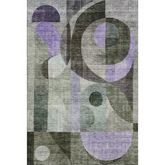 Premium Machine Washable Mayfield AMF1117 Olive 9' x 12' Rug