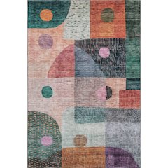 Premium Machine Washable Mayfield AMF1117 Orange 9' x 12' Rug